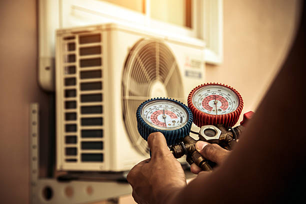 Professional Hvac technician working in Littleton, NC